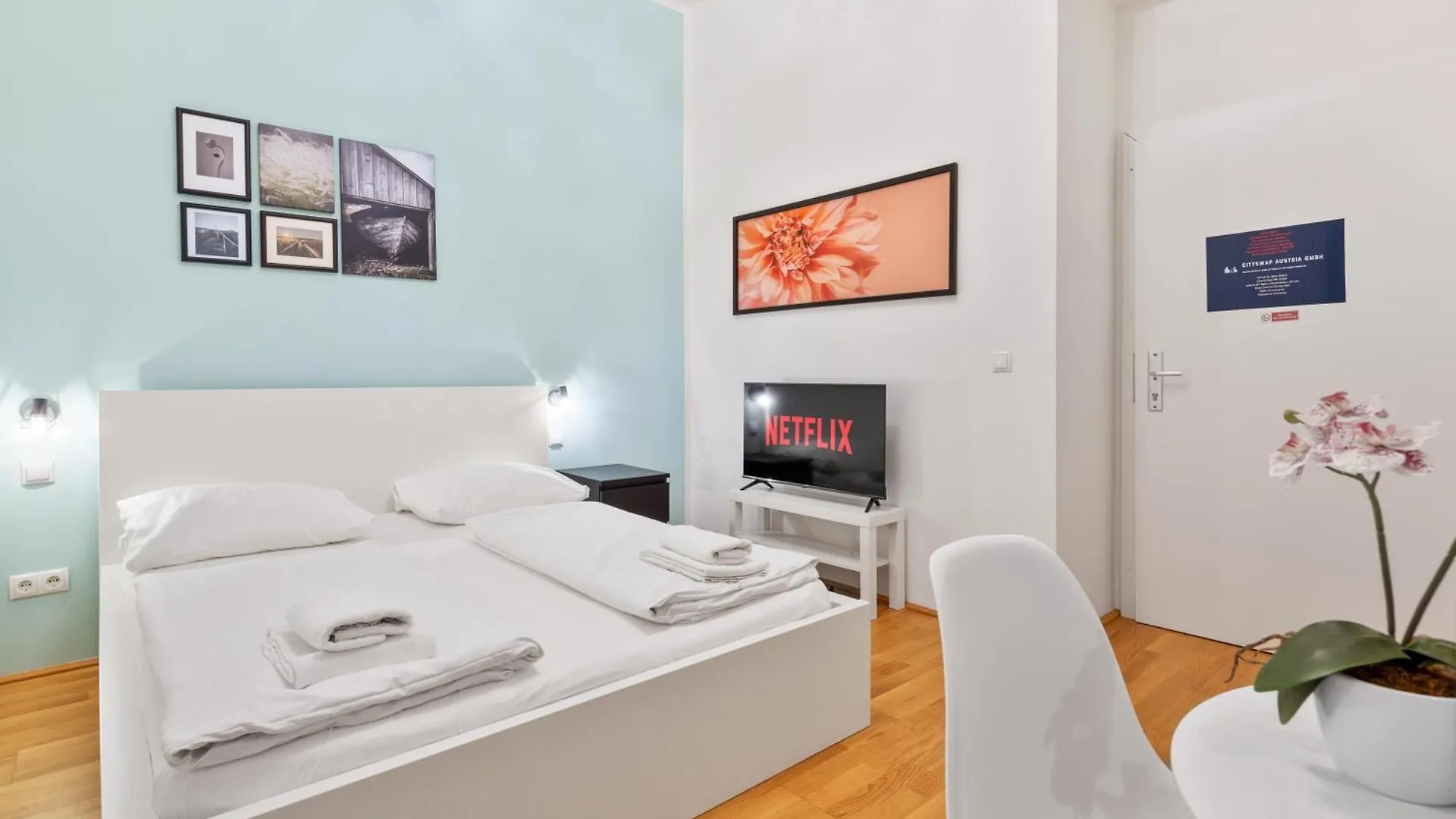 522 Mbits Wifi Air Con Free Parking Apartment Vienna 0*,